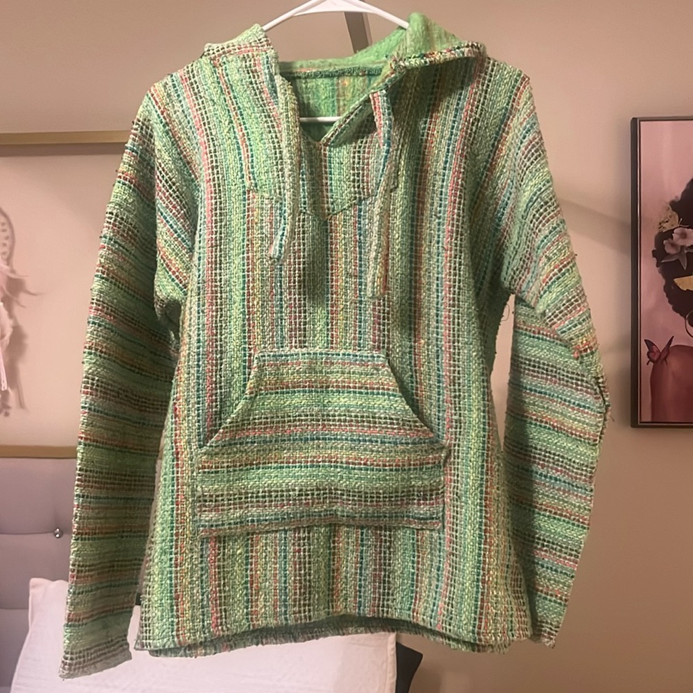 Multi colored hoodie